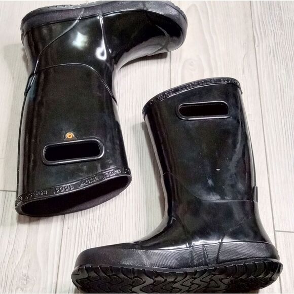 (S-4201) BOGS Unisex Kids' Rainboot Solid Lightweight Waterproof Boots Sz 2 - Picture 10 of 11